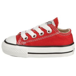 CONVERSE ALL STAR CHUCK OX RED 7J236 CANVAS INFANT TODDLERS SHOES ALL