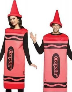 Red Crayola Crayon Funny Adult Halloween Costume