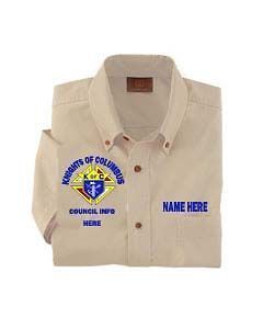 KNIGHTS OF COLUMBUS 4TH DEGREE CUSTOM EMBROIDERED SHIRT WITH YOUR NAME