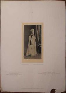 Russian Imperial Maid of Honour Countess Nirod Lithography Fancy Dress