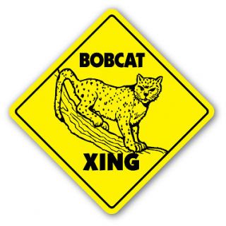 CROSSING Sign xing gift novelty tractor animal cat fast kittens cub