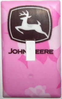 Pink John Deere Light Switch Plates Electrical Outlets