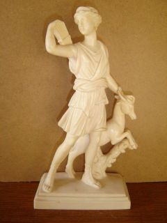 Fine Marble Composite Statue Gino Ruggeri Italian Listed