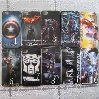 Spiderman Iron Man Batman Hard Back Case Skin for iPhone 4G 4S