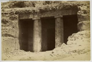 Albumen Tomb Amenemhat Beni Hasan Egypt 1860s A Beato