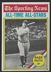 BABE RUTH Sporting News Classic 1936 All Star Game Card Wooden Plaque