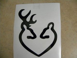 Deer Doe Buck Love stickers Hunting Crossbow Decals x2