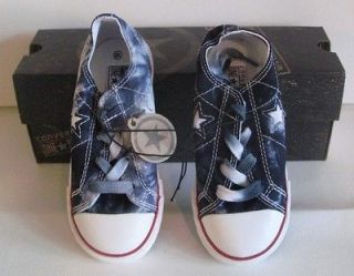Converse One Star Blue White Tie Dye Oxford Sneakers, Toddler Boys 6 7