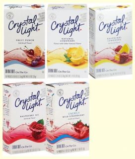 Crystal Light On The Go Packets All Flavors