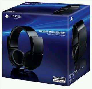 New Sony PS3 Wireless Stereo Gaming Headset