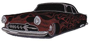 Hot Rod Classic Car Logo Embroidered Iron On Patch p3592