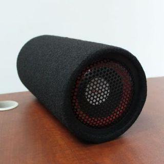 Amplified Audio Subwoofer Bass Tube Speaker Sub Box 5 Inch 30 x 15