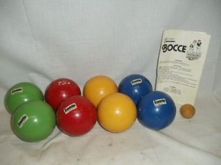 Franklin Bocce Ball Set Lawn Game w/ (8) Decorative 4 Balls