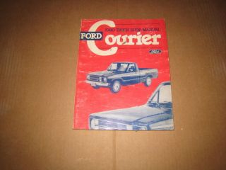1980 Ford Courier pickup service shop dealer repair manual NICE