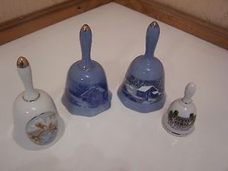 COLLECTIBLE BELLS** LEFTON CHINA & CURRIER & IVES PORCELAIN
