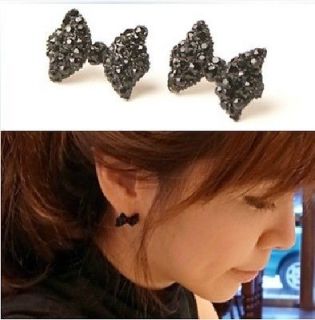 High Fashion Luscious Square Crystal Strass Earrings Korean Style