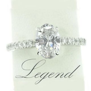 52 Carat Oval Cut Diamond Engagement Ring G SI2 EGL