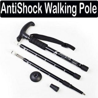 Hiking AntiShock Walking Pole Trekking Stick Crutches