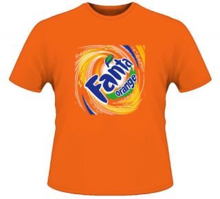 Fanta Orange Soda Pop Crush Junk Food T Shirt