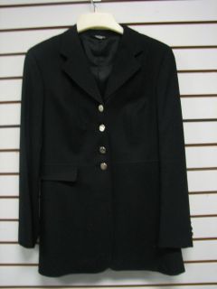 NEW Grand Prix Dressage Coat / Show Jacket Size Ladies 14 Reg Black
