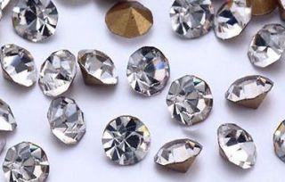 High Quality SS6 20 Crystal Diamond Pointed Back Loose Rhinestones