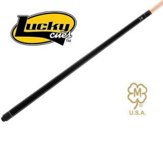 McDermott Lucky Pool Cues L1 Two Piece Billiards Cue Stick Black Hard