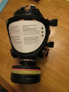 Silicone Full Face 7800S Series Facepiece Gas Mask, Preppers  Medium