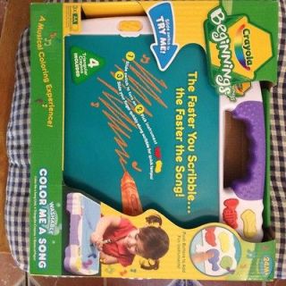 Crayola Beginnings Coloring Musical Drawing Set Color Me A Song Ages