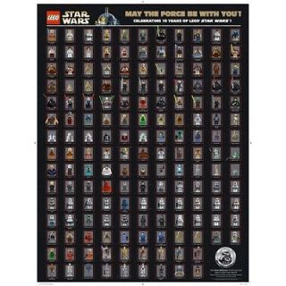 Star Wars LEGO® 10 Years May the Force Be With You Poster