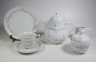 Bavaria Tea Set Tea Pot Sugar Bowl Creamer Cup & Saucer Plate