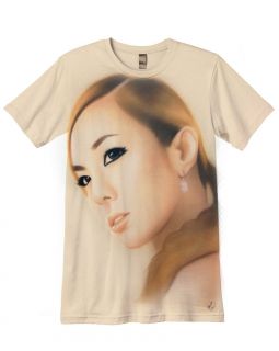 Dara T Shirt Hand Airbrushed Sandara Park 2NE1 tee