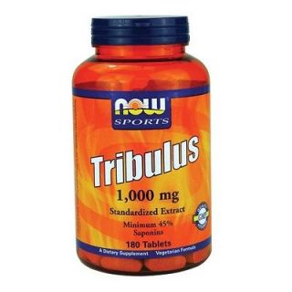 NOW Sports TRIBULUS 1000 mg Muscle Growth 180 Capsules TESTOSTERONE