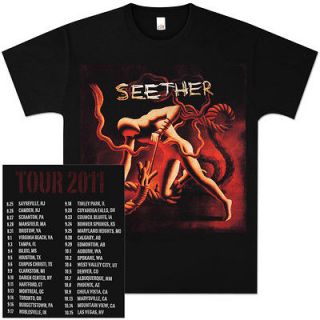2011 TOUR Album Art Black T Shirt w/ DATES CD COVER   Holding Onto
