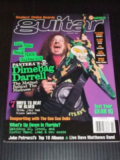 Guitar 1998 02 Pantera Dimebag Darrell Metallica Matchbox 20 Creed