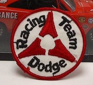 DODGE RACING TEAM CHALLENGER HEMI DART 68 CHARGER JACKET PATCH MOPAR