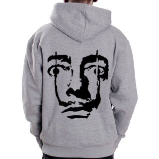 SALVADOR DALI Face art pop design fashion Zip Hoodie Hoody Sweatshirt