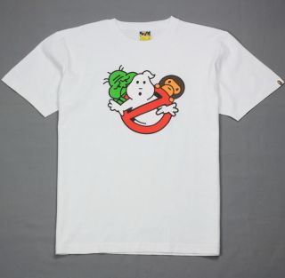 New Bape T Shirt A Bathing Ape Tee Baby Milo X Ghostbusters