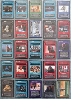Star Wars CCG Reflections III (3) Premium Cards (Dark Side Park 1/2)