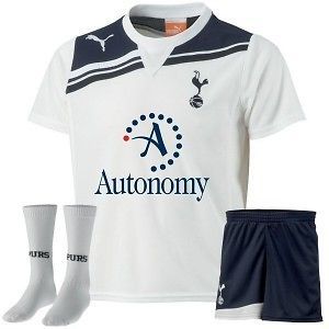 HOTSPUR SPURS PUMA BABY MINI FOOTBALL SOCCER KIT JERSEY 1 2 YEARS OLD