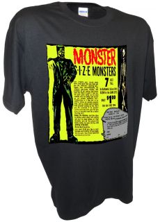 Frankenstein Skeleton Skull Monster Model Comic Book Ad Horror Movie