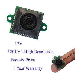 Hot Color 12V Video HD Security Mini CCTV Micro Camera 520TVL 0