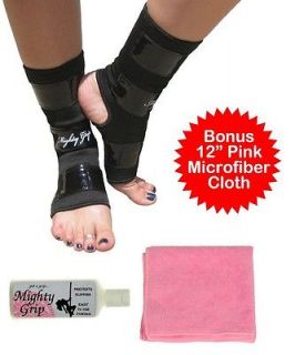 Pink Cloth + Mighty Grip Powder + Pole Dance Tacky Ankle Protectors