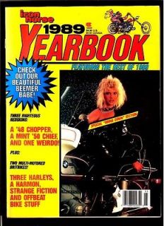 1989 Iron Horse Yearbook featuring the best bikes of 1988 and pin up