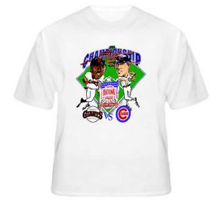 Kevin Mitchell Mark Grace Caricature T Shirt