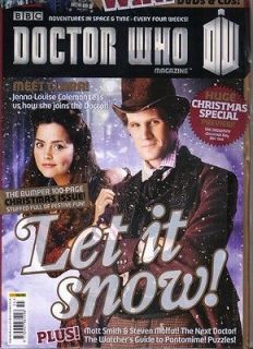 Doctor Who Monthly Magazine #455, Pre Bagged Sealed 2012 NEW UNREAD