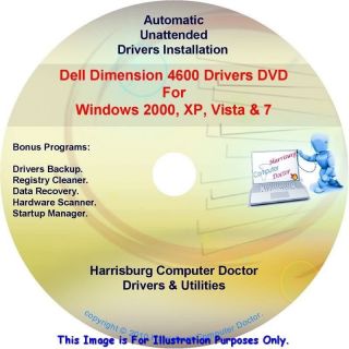 Dell Dimension 4600 Drivers Restore Recovery DVD Disc