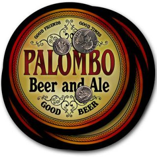 Palombo s Beer & Ale Coasters   4 Pack
