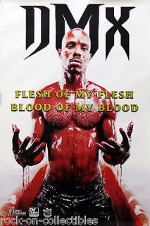 DMX 2000 Flesh of My Flesh Blood of My Blood Original Promo Poster