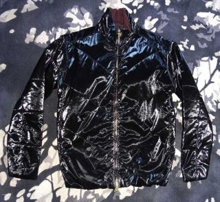 Diesel jeans Black Gold rare puffer jacket coat shiny winter S puffy