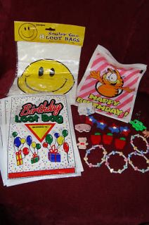 Children Birthday Party Loot Bags Smiley Garfield L@@K